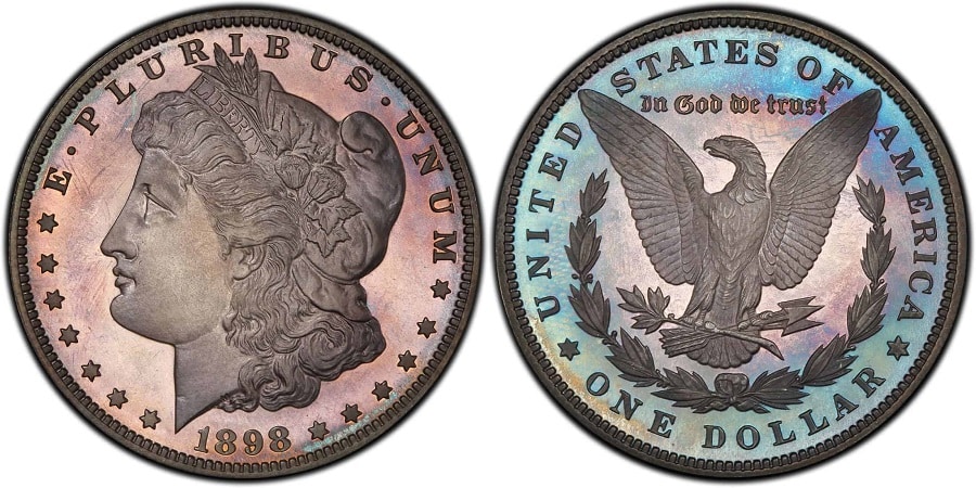 1898 Silver Dollar Error Coins