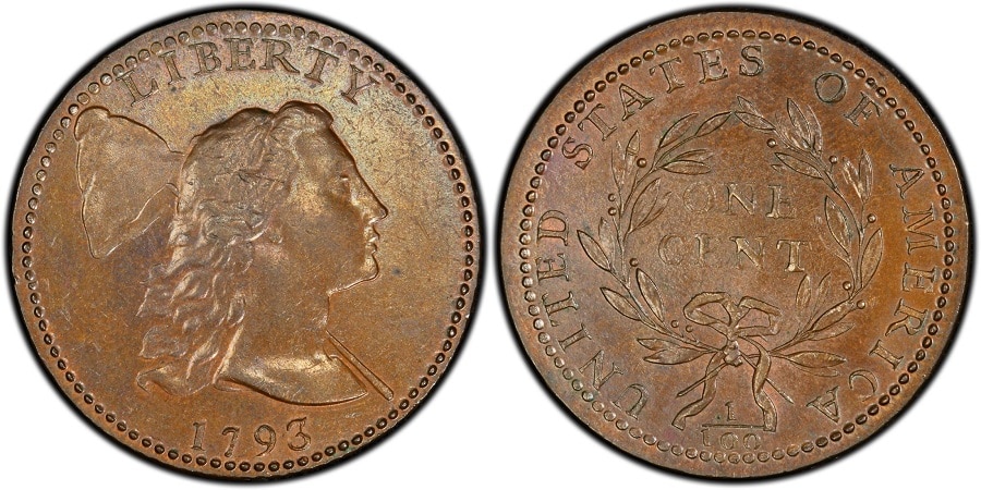 1793 Liberty Cap Wreath Cent