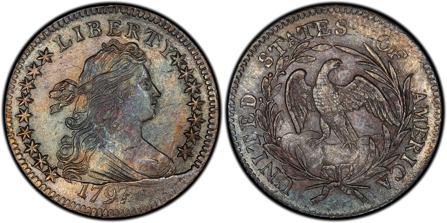 1796 and 1797 Draped Bust Dimes