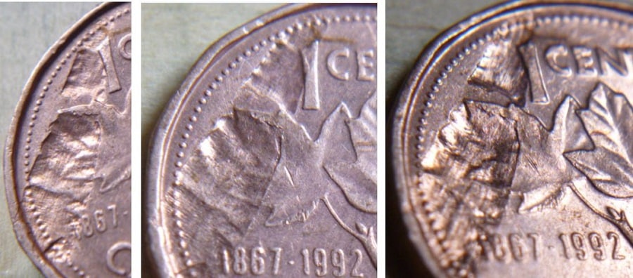 1867 to 1992 Canadian Penny Coin Errors