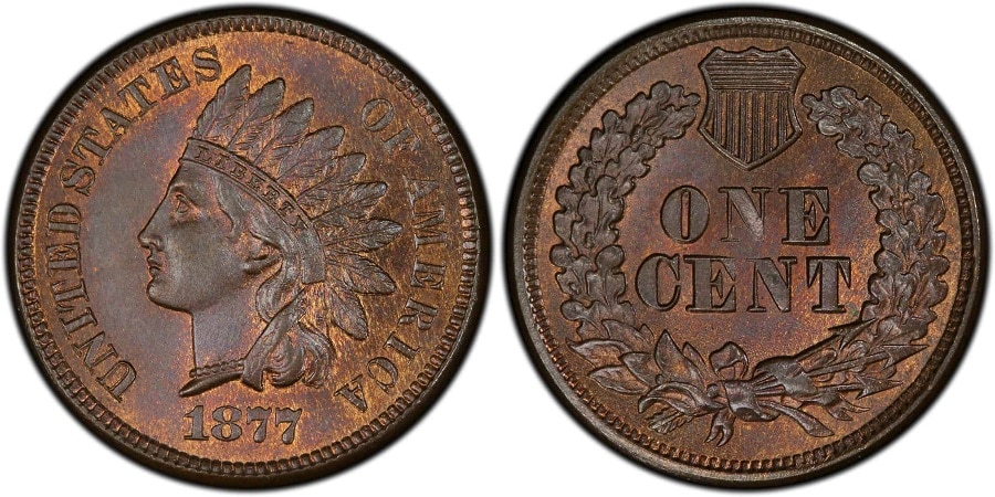 1877 Indian Head Penny