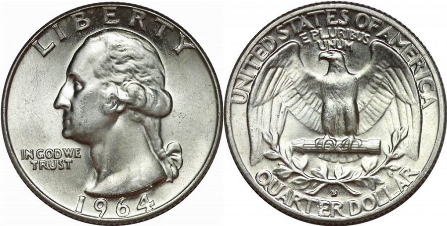 1964 D Quarter Value