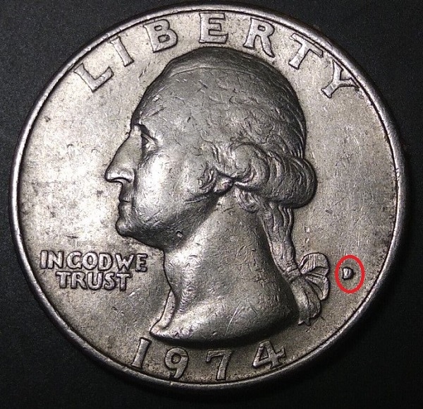 1974-D Washington Quarter