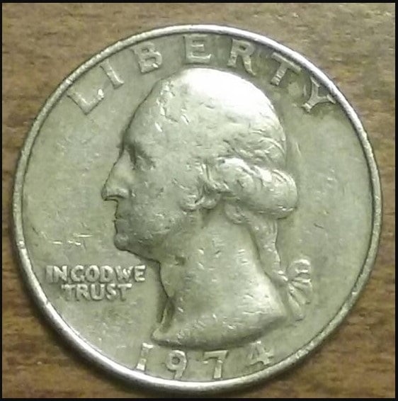 1974 Quarter With No Mint Mark