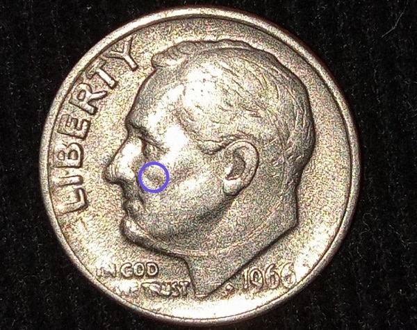 Errors on the 1966 Dime