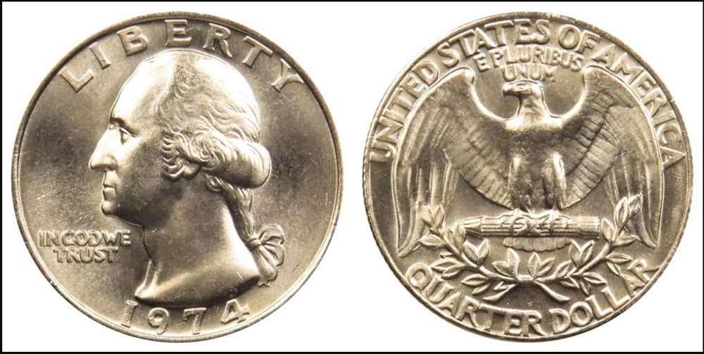 The 1974 Washington Quarter Dollar Design