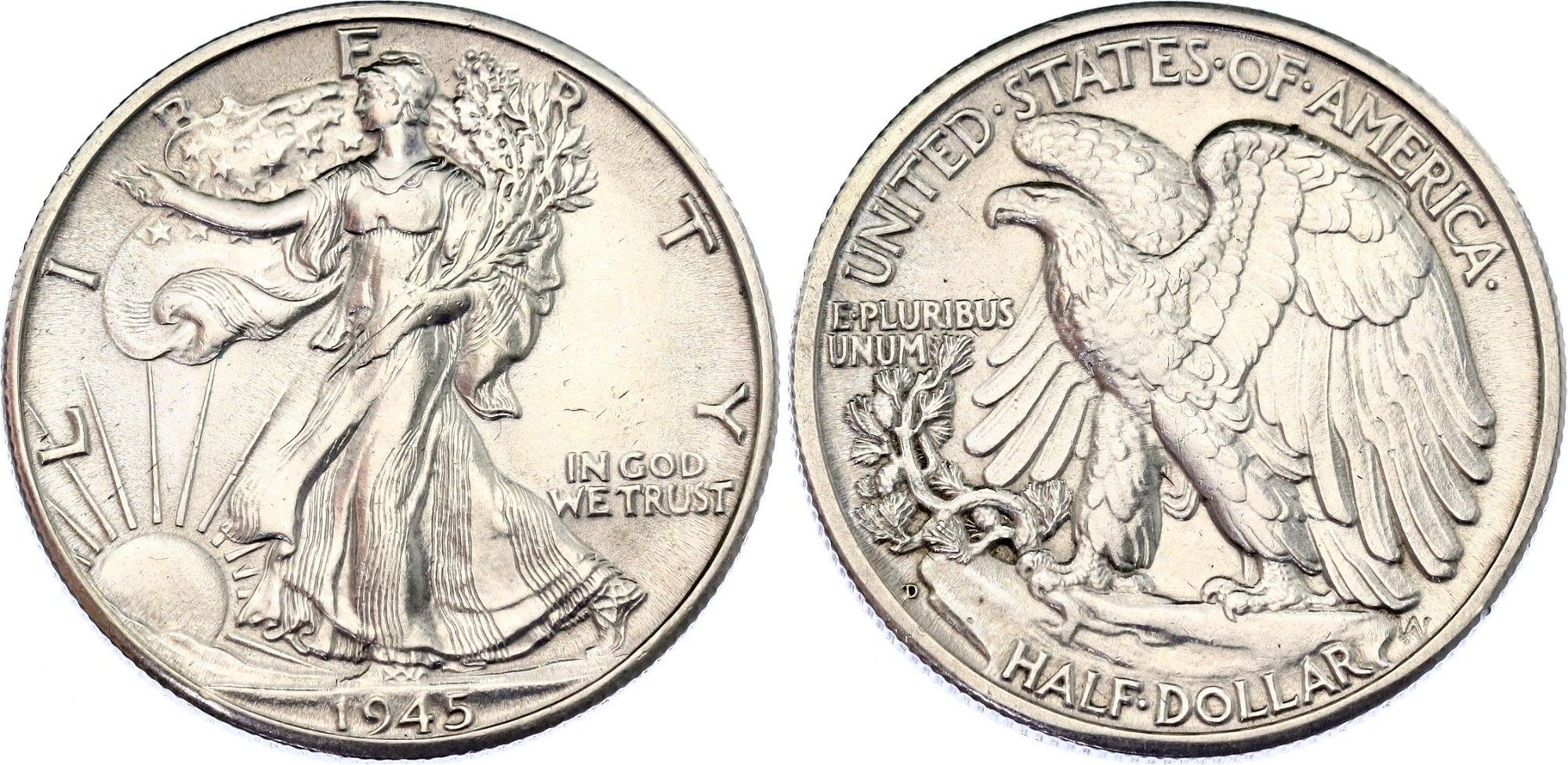 What Determines The Value of The 1945 half dollar