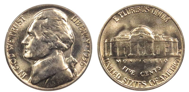 1956 Jefferson Nickel 