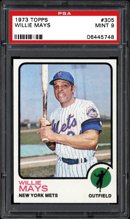 1973 #305 Topps Willie Mays