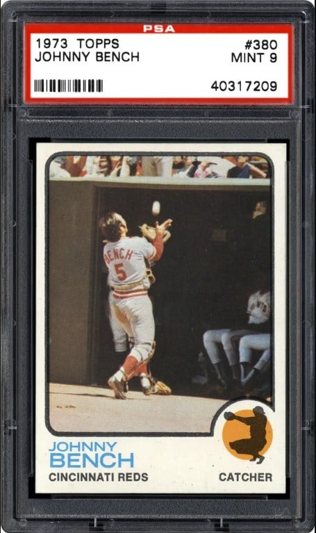 1973 Topps #380 Johnny Bench