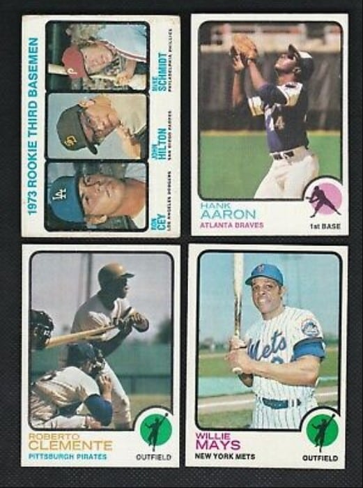 1973 Topps Complete Set Schmidt Ryan Mays Aaron NM-NM-MT