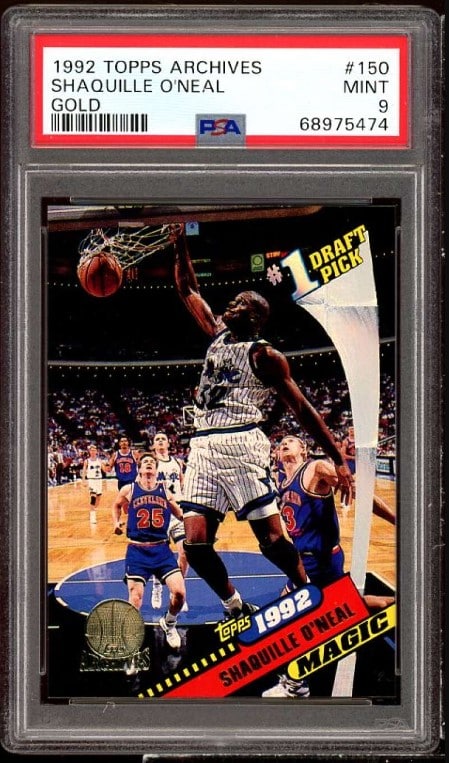 1992 #150 Topps Archives Gold Shaquille O’Neal Rookie Card