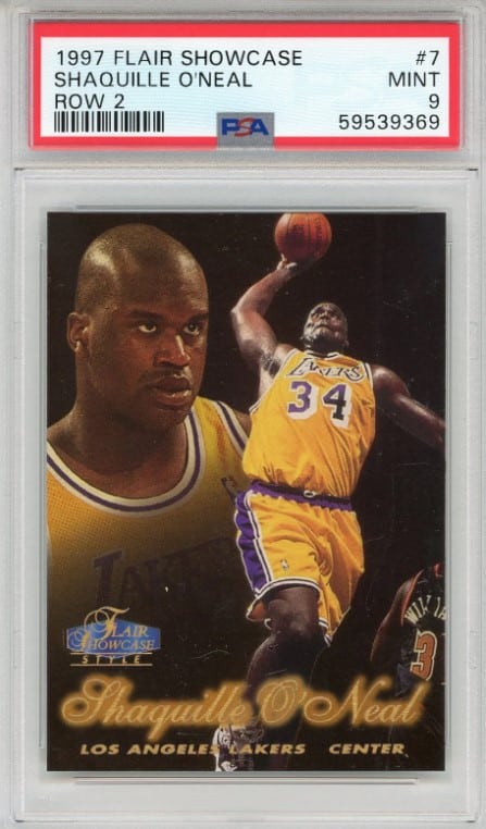 1997 #7 Shaquille O’Neal Flair Showcase Row