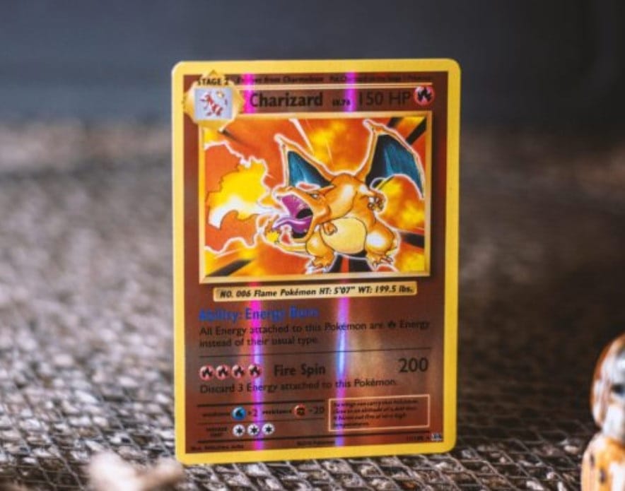 Grading of Gold Pokémon Cards