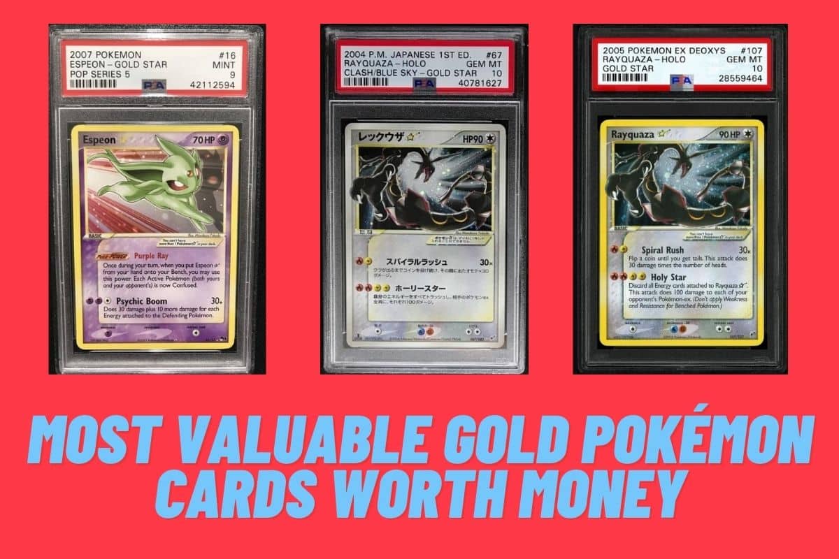 Top 10 Gold Pokémon Cards Value Your GoldPlated Burger King