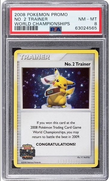 Pokémon World Championships Trophy Card (2008)