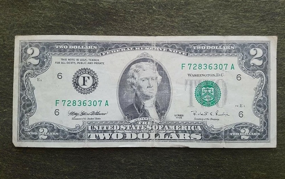 The Most Valuable 1995 $2 Bills