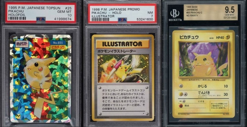 The Value Of Pikachu Pokémon Cards