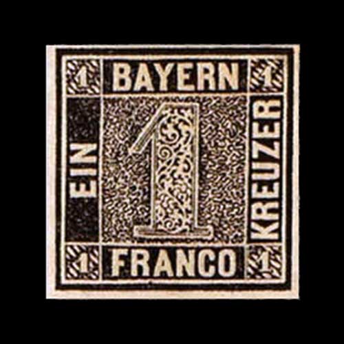 1849 One Kreuzer Black