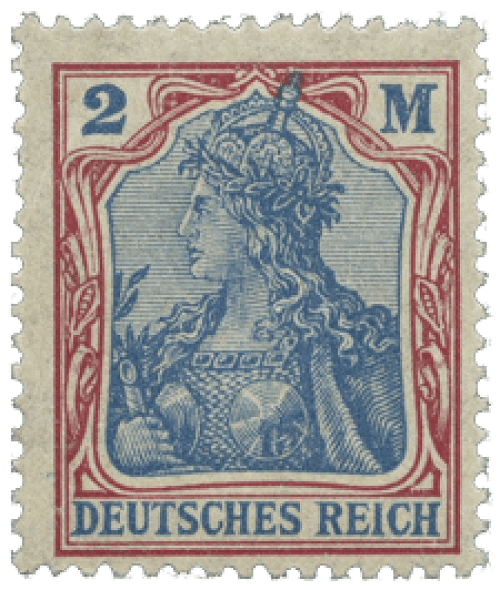 2-mark Germania Stamp