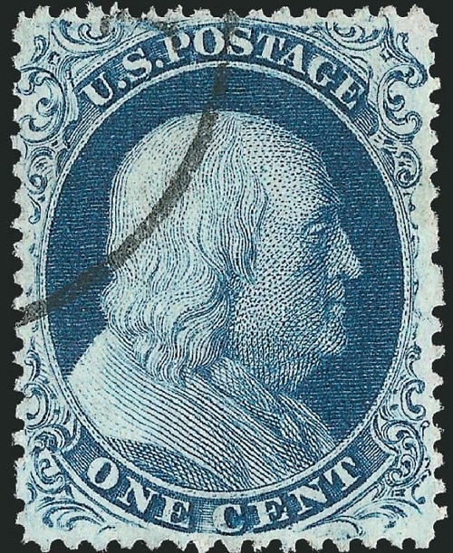Benjamin Franklin 1 Cent Stamp Scotts #21