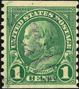 8 Most Valuable 1 Cent Benjamin Franklin Stamps - Future Art Fair