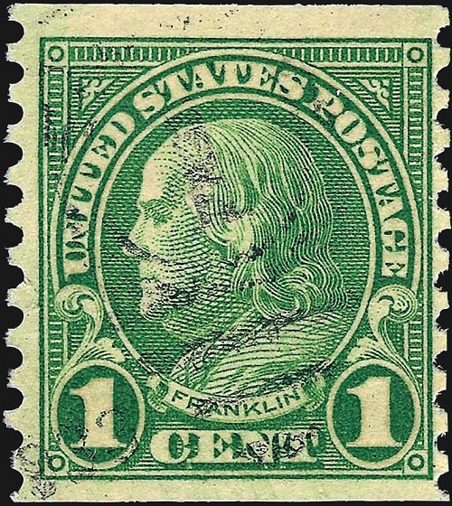 Benjamin Franklin 1936 1 Cent Stamp