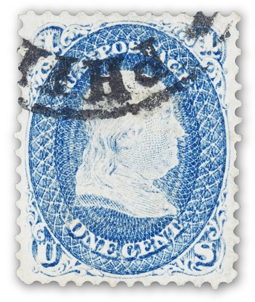 The Benjamin Franklin Z Grill Stamp